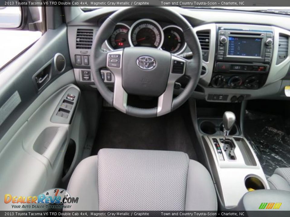 2013 Toyota Tacoma V6 TRD Double Cab 4x4 Magnetic Gray Metallic / Graphite Photo #6