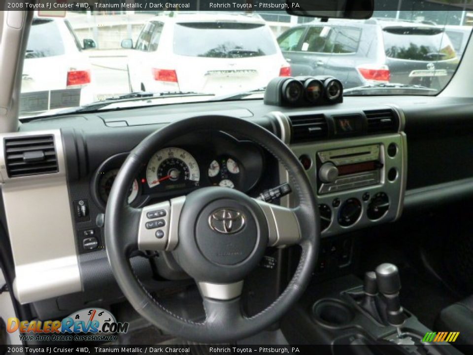 2008 Toyota FJ Cruiser 4WD Titanium Metallic / Dark Charcoal Photo #6