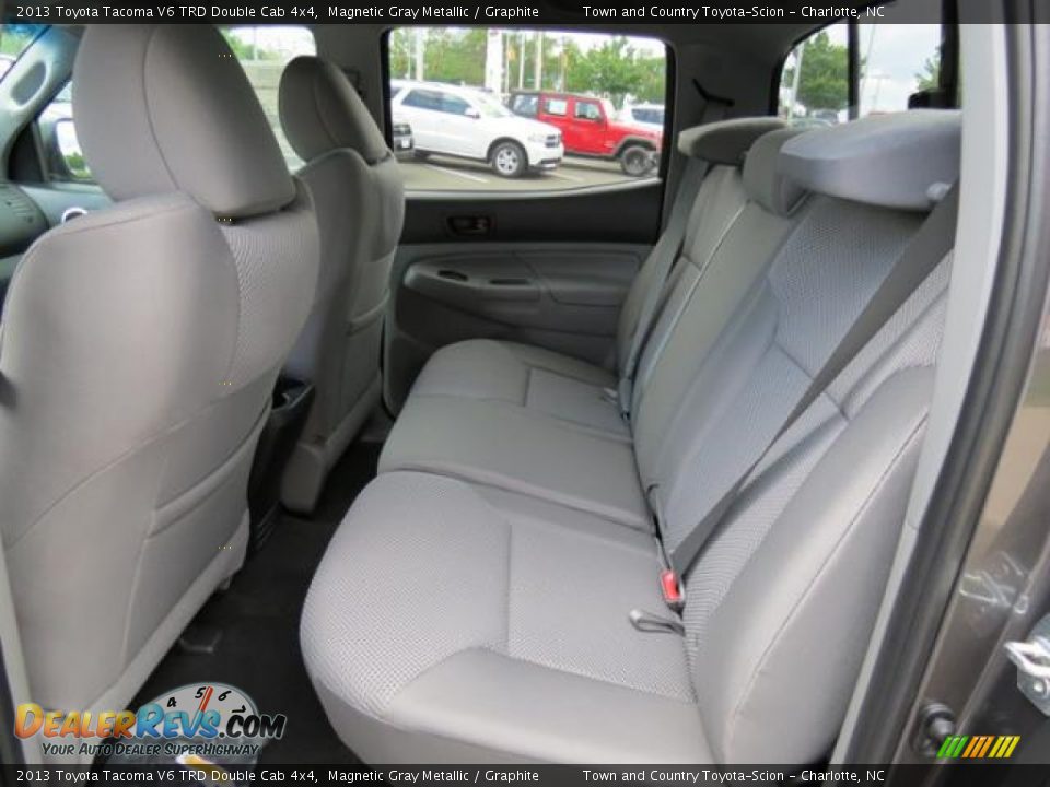 Rear Seat of 2013 Toyota Tacoma V6 TRD Double Cab 4x4 Photo #7