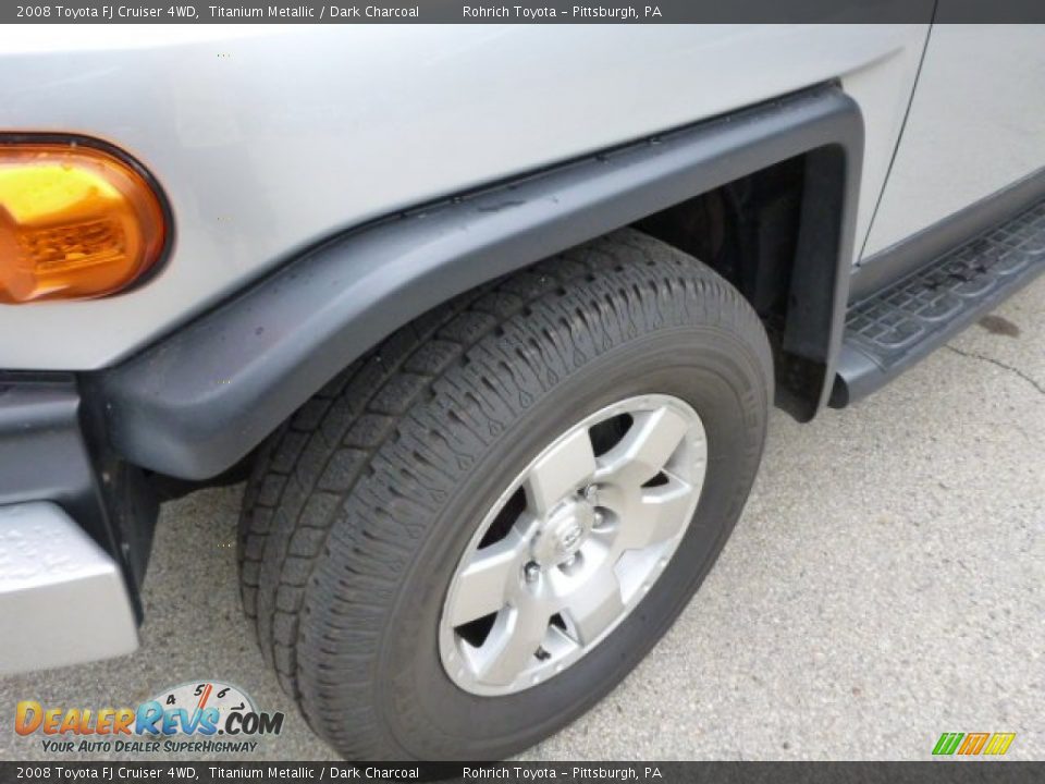 2008 Toyota FJ Cruiser 4WD Titanium Metallic / Dark Charcoal Photo #8