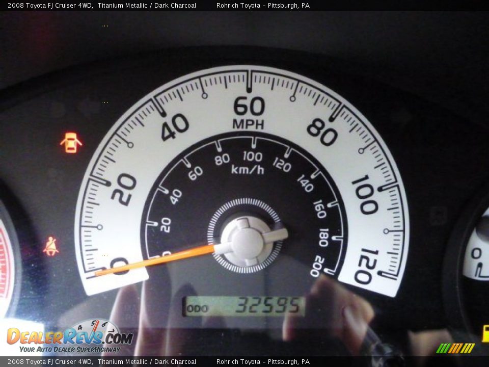 2008 Toyota FJ Cruiser 4WD Titanium Metallic / Dark Charcoal Photo #9