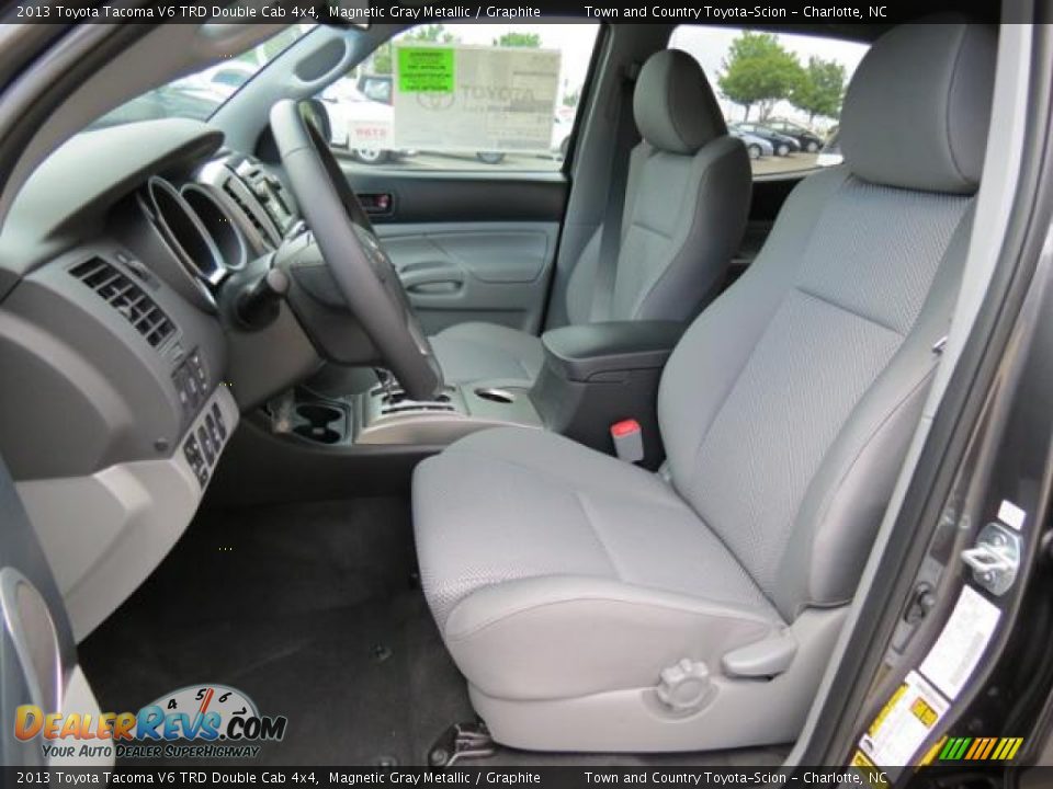 Front Seat of 2013 Toyota Tacoma V6 TRD Double Cab 4x4 Photo #9