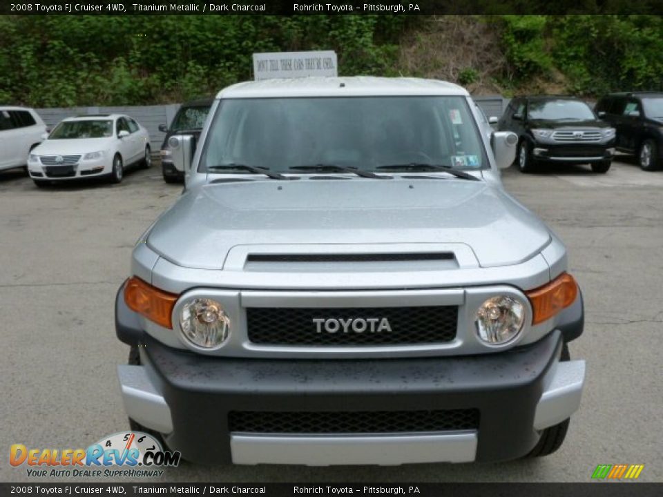 2008 Toyota FJ Cruiser 4WD Titanium Metallic / Dark Charcoal Photo #14
