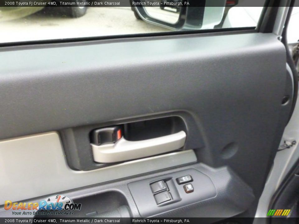 2008 Toyota FJ Cruiser 4WD Titanium Metallic / Dark Charcoal Photo #15