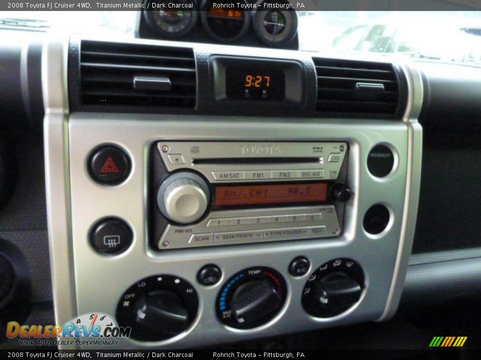 2008 Toyota FJ Cruiser 4WD Titanium Metallic / Dark Charcoal Photo #19
