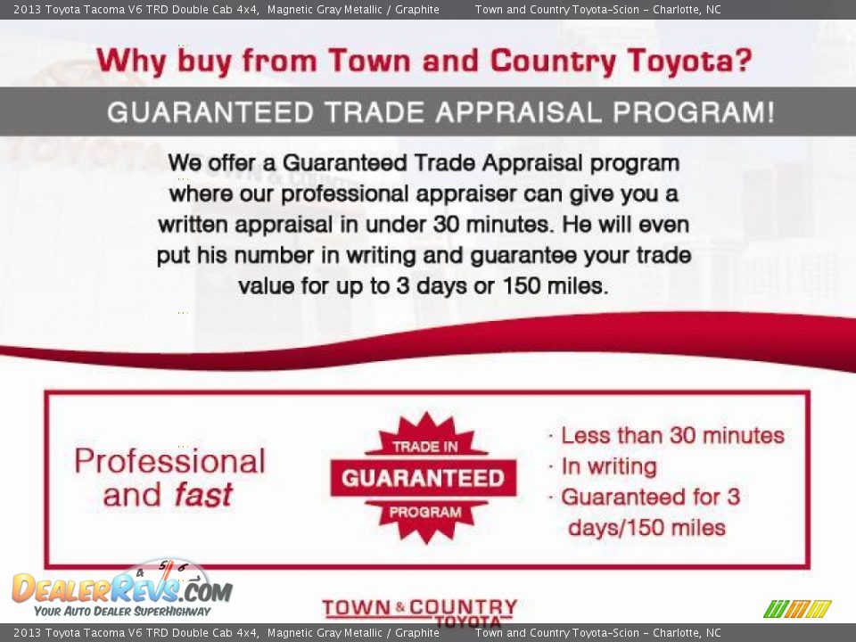 Dealer Info of 2013 Toyota Tacoma V6 TRD Double Cab 4x4 Photo #20