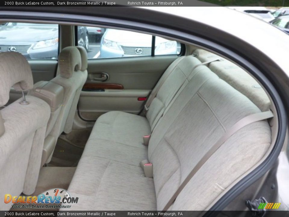 Rear Seat of 2003 Buick LeSabre Custom Photo #5