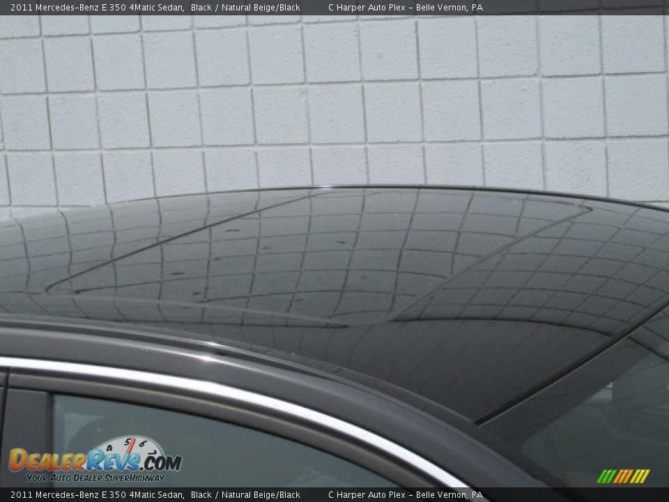 2011 Mercedes-Benz E 350 4Matic Sedan Black / Natural Beige/Black Photo #4