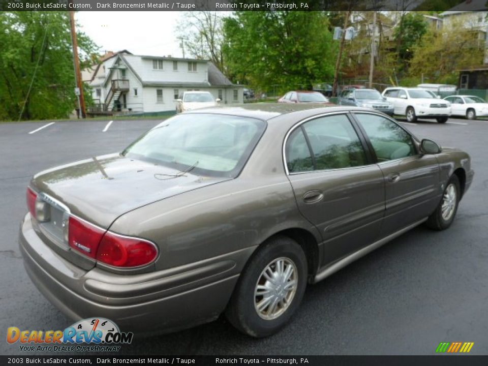 2003 Buick LeSabre Custom Dark Bronzemist Metallic / Taupe Photo #11