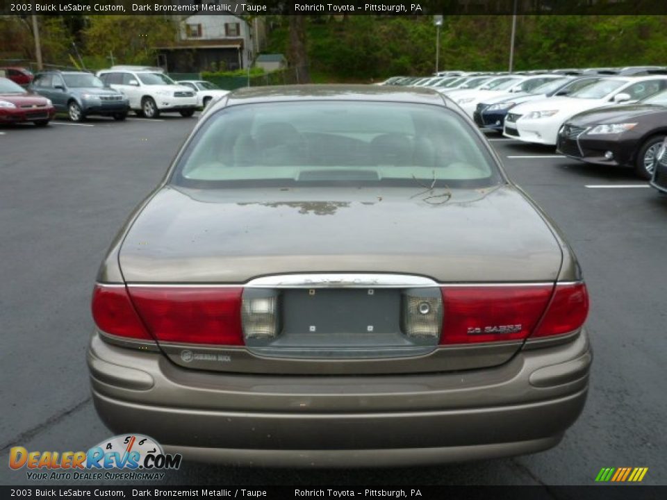 2003 Buick LeSabre Custom Dark Bronzemist Metallic / Taupe Photo #12