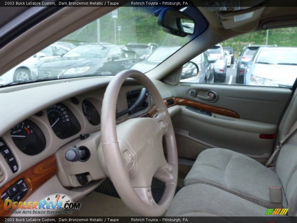 2003 Buick LeSabre Custom Dark Bronzemist Metallic / Taupe Photo #17