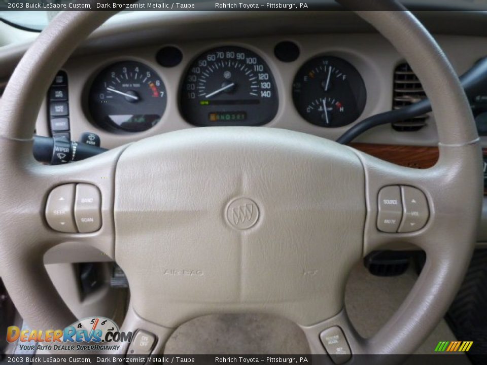 2003 Buick LeSabre Custom Steering Wheel Photo #18