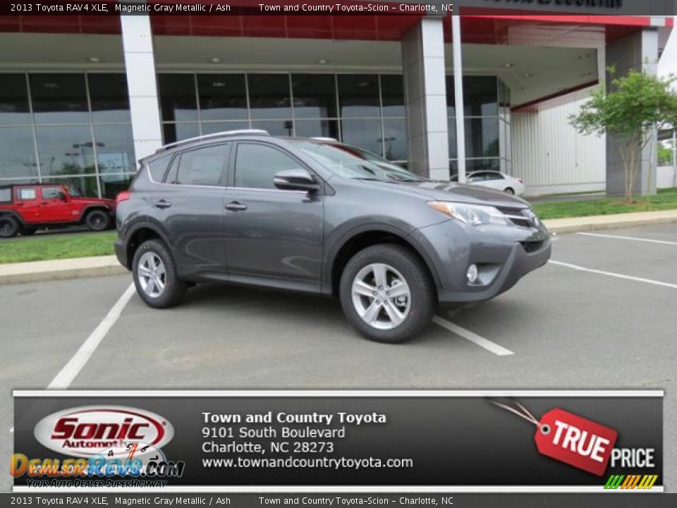 2013 Toyota RAV4 XLE Magnetic Gray Metallic / Ash Photo #1