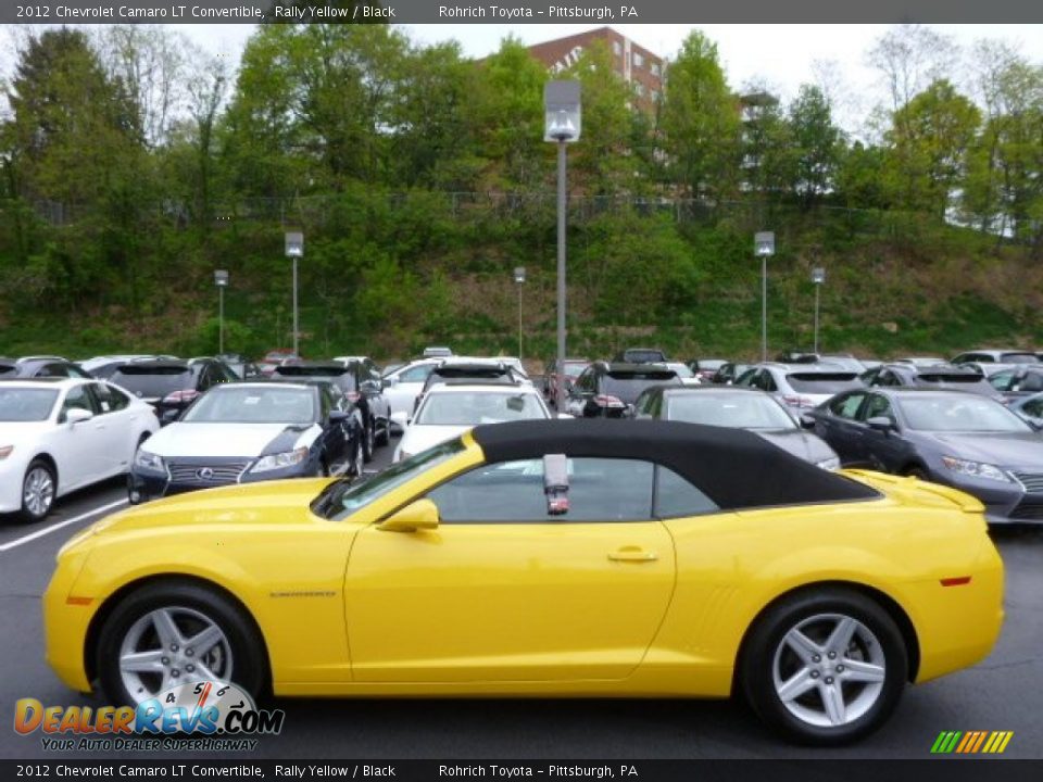 2012 Chevrolet Camaro LT Convertible Rally Yellow / Black Photo #2