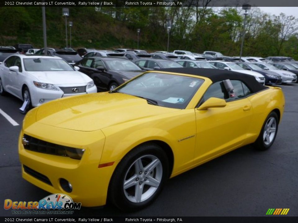 2012 Chevrolet Camaro LT Convertible Rally Yellow / Black Photo #3