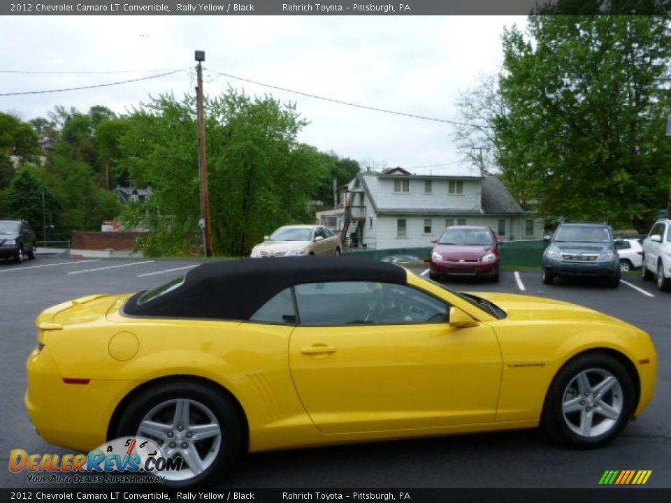 2012 Chevrolet Camaro LT Convertible Rally Yellow / Black Photo #10