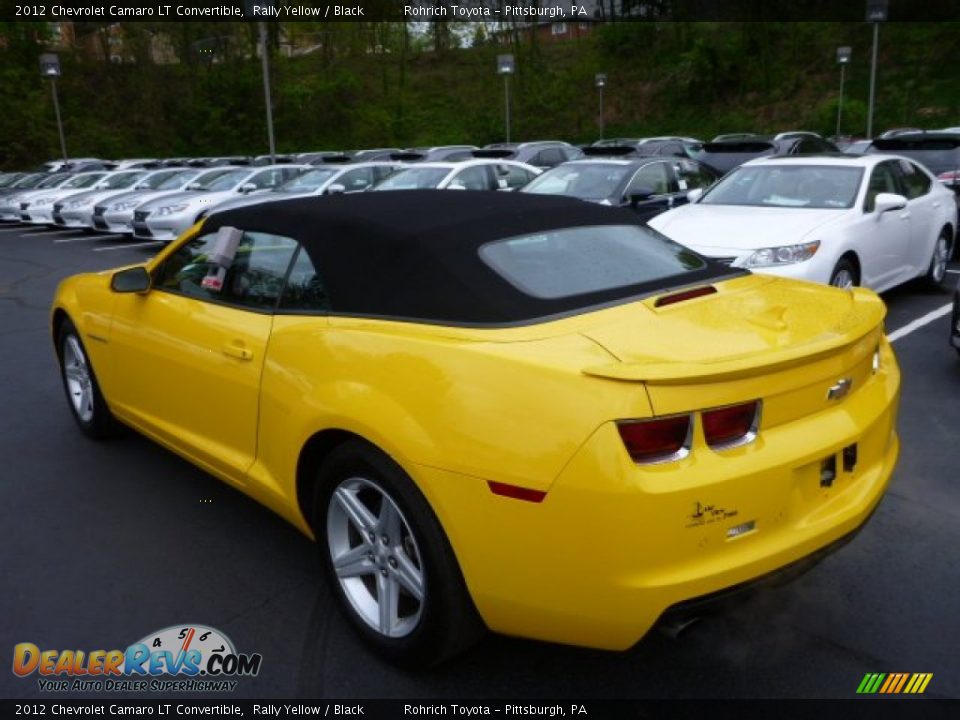 2012 Chevrolet Camaro LT Convertible Rally Yellow / Black Photo #13