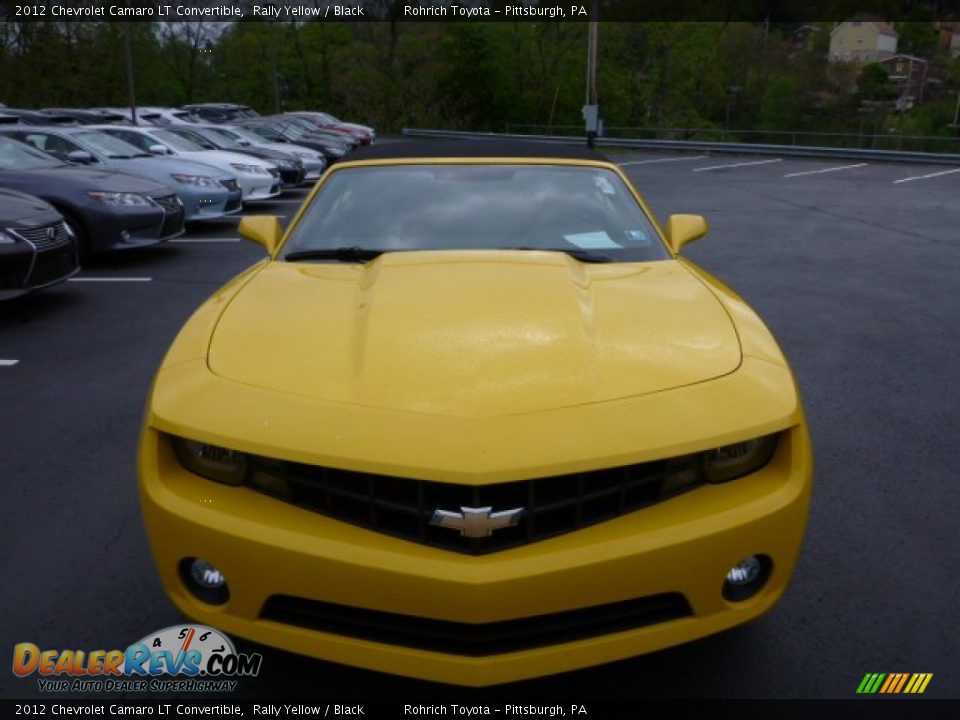 2012 Chevrolet Camaro LT Convertible Rally Yellow / Black Photo #14
