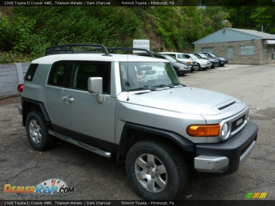 2008 Toyota FJ Cruiser 4WD Titanium Metallic / Dark Charcoal Photo #1