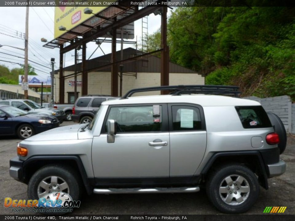 2008 Toyota FJ Cruiser 4WD Titanium Metallic / Dark Charcoal Photo #2