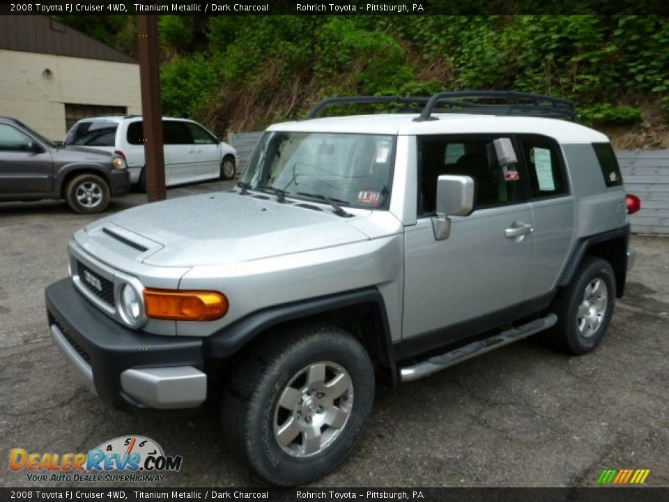 2008 Toyota FJ Cruiser 4WD Titanium Metallic / Dark Charcoal Photo #3