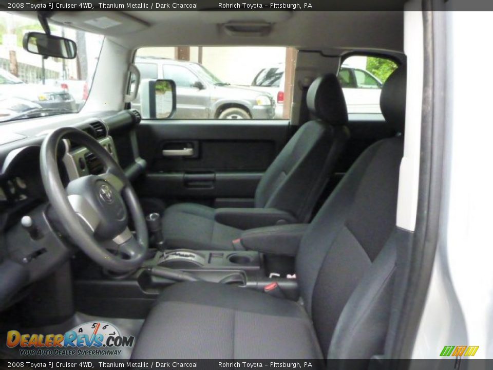 2008 Toyota FJ Cruiser 4WD Titanium Metallic / Dark Charcoal Photo #4