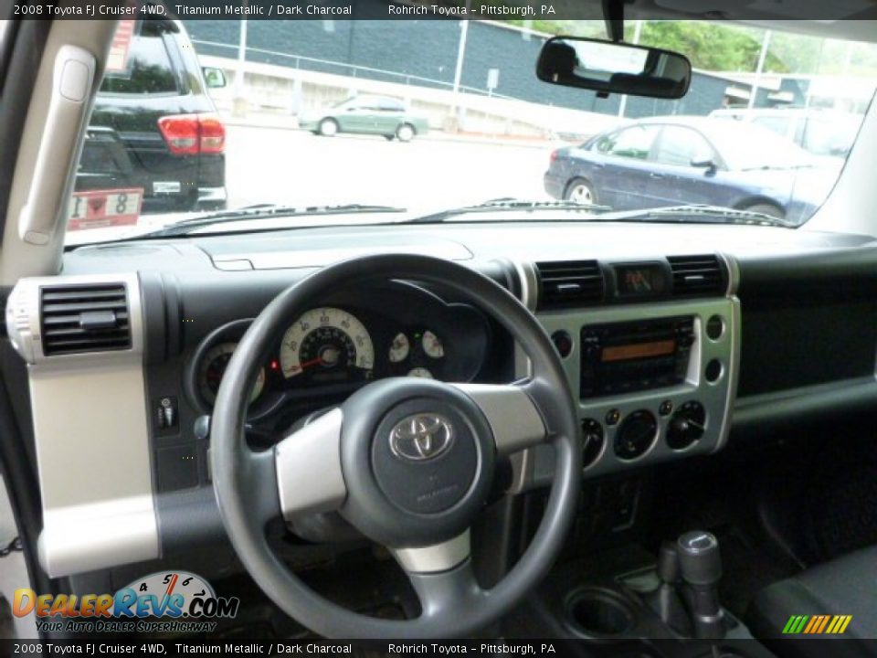 2008 Toyota FJ Cruiser 4WD Titanium Metallic / Dark Charcoal Photo #6