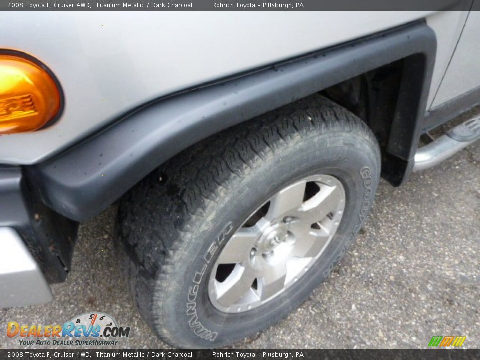 2008 Toyota FJ Cruiser 4WD Titanium Metallic / Dark Charcoal Photo #8