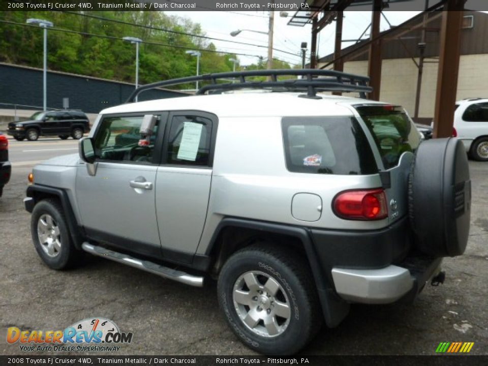 2008 Toyota FJ Cruiser 4WD Titanium Metallic / Dark Charcoal Photo #13