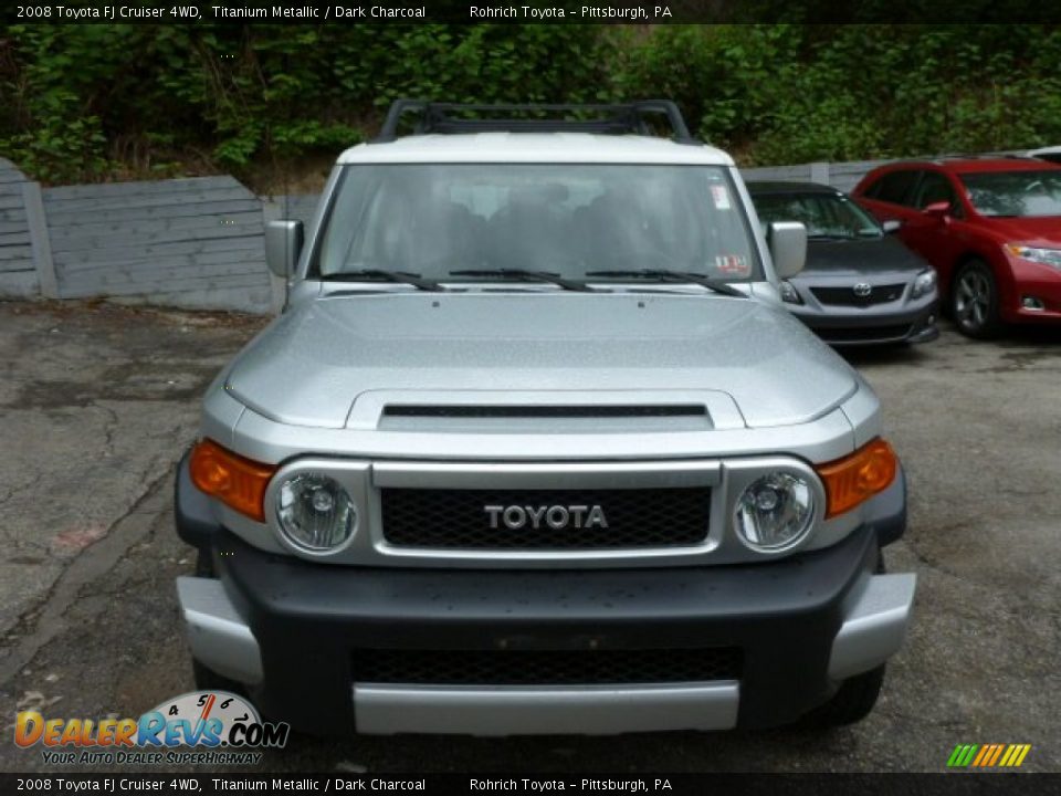 2008 Toyota FJ Cruiser 4WD Titanium Metallic / Dark Charcoal Photo #14