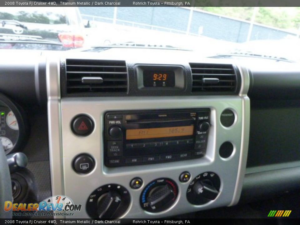 2008 Toyota FJ Cruiser 4WD Titanium Metallic / Dark Charcoal Photo #19