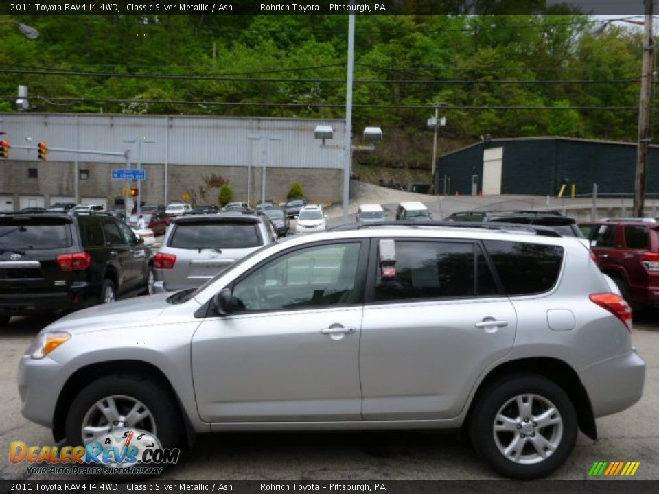 2011 Toyota RAV4 I4 4WD Classic Silver Metallic / Ash Photo #2