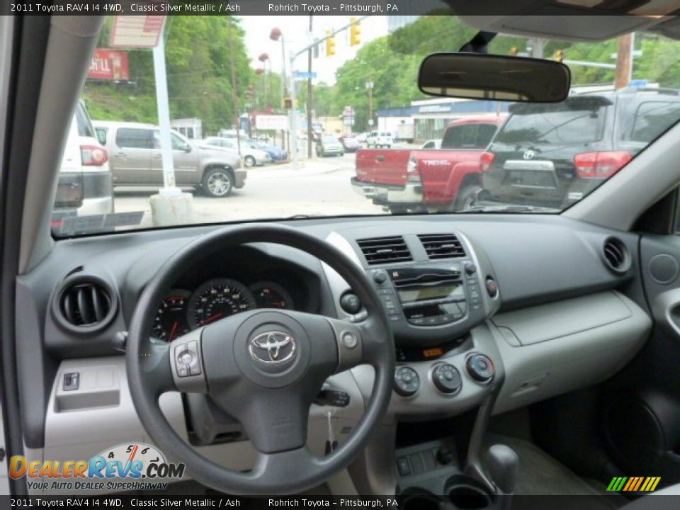 2011 Toyota RAV4 I4 4WD Classic Silver Metallic / Ash Photo #6