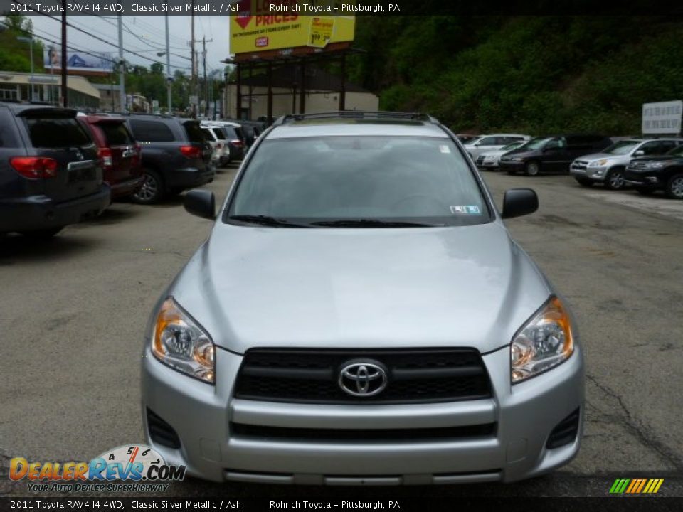 2011 Toyota RAV4 I4 4WD Classic Silver Metallic / Ash Photo #14