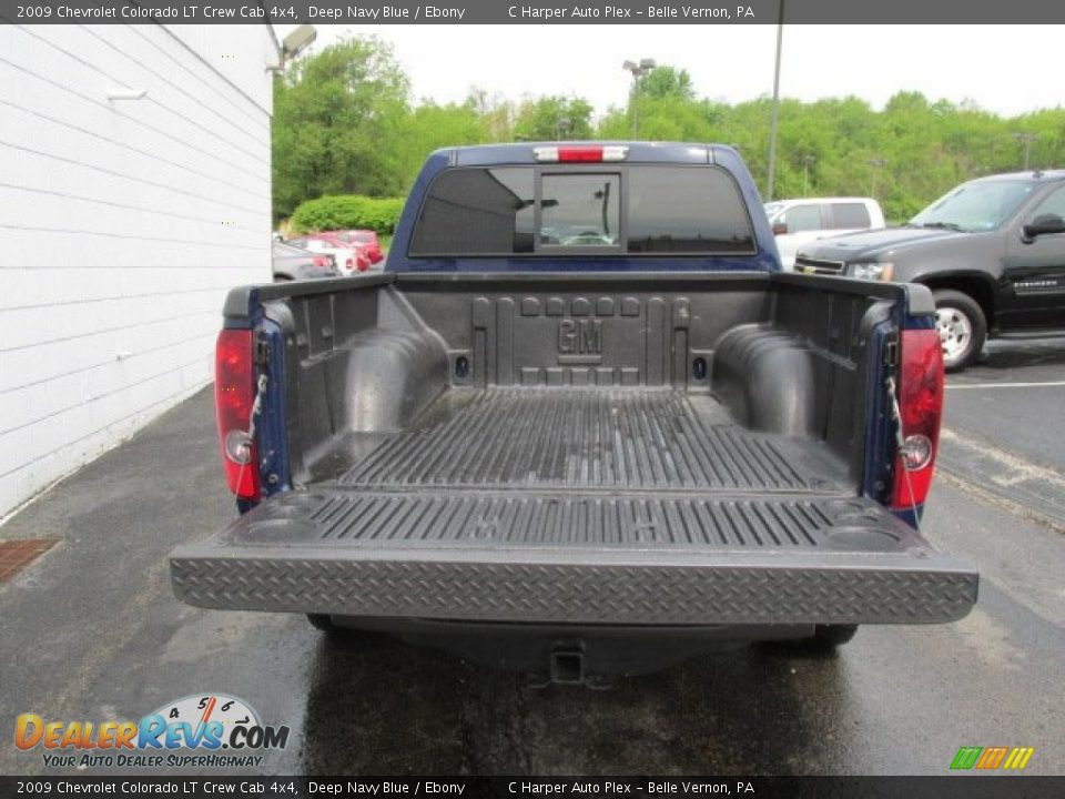 2009 Chevrolet Colorado LT Crew Cab 4x4 Deep Navy Blue / Ebony Photo #11