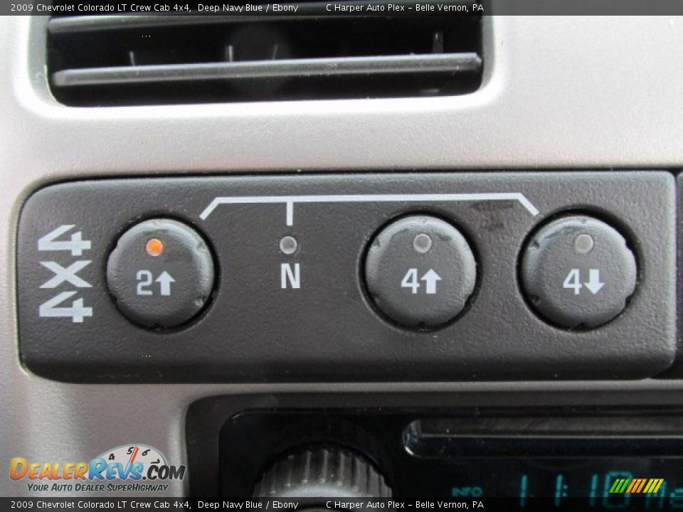 2009 Chevrolet Colorado LT Crew Cab 4x4 Deep Navy Blue / Ebony Photo #15