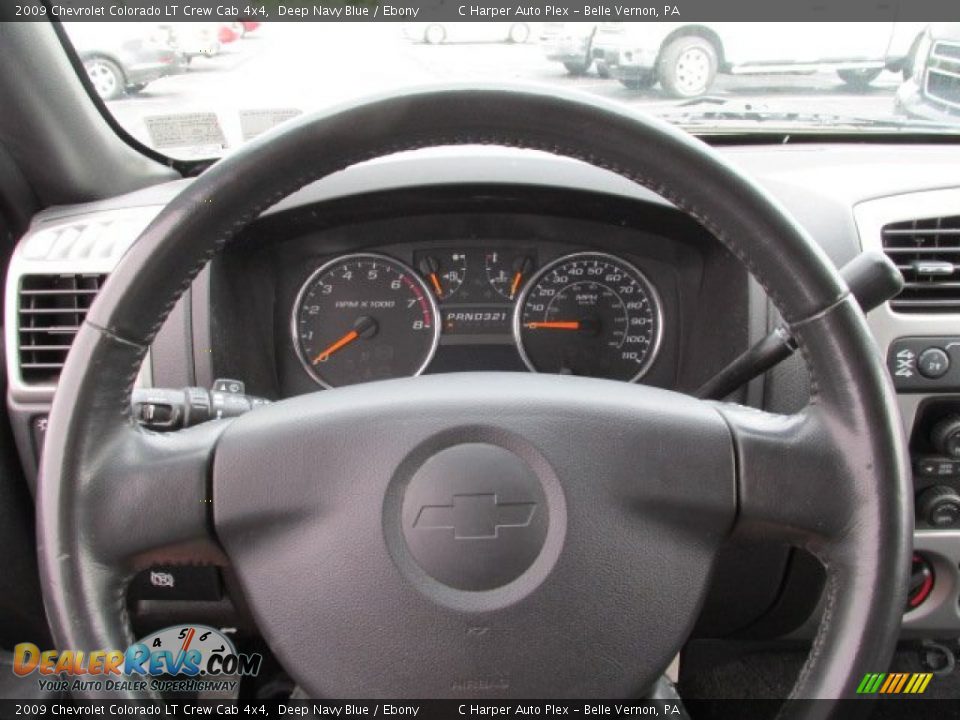 2009 Chevrolet Colorado LT Crew Cab 4x4 Deep Navy Blue / Ebony Photo #17