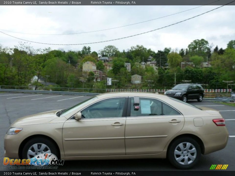 2010 Toyota Camry LE Sandy Beach Metallic / Bisque Photo #2