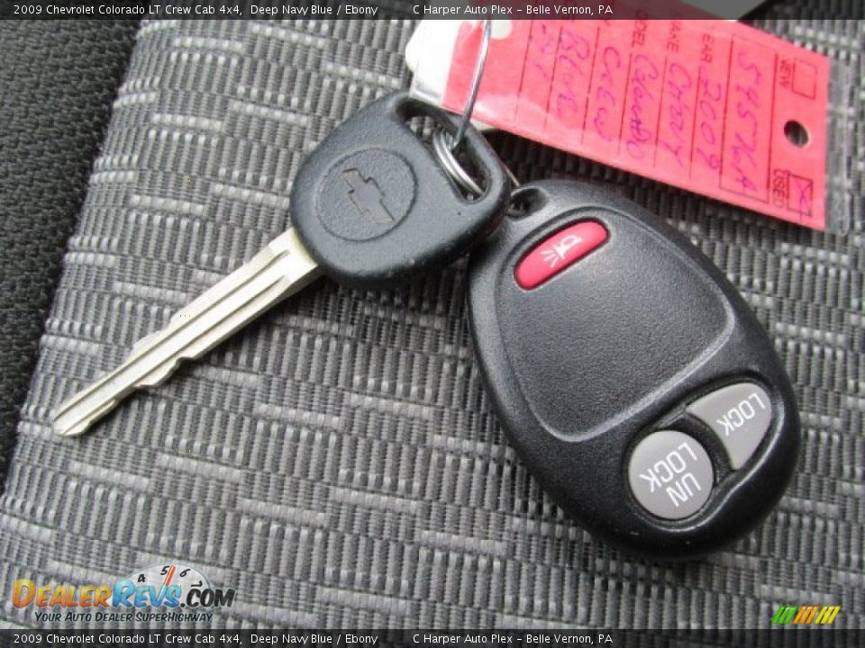 2009 Chevrolet Colorado LT Crew Cab 4x4 Deep Navy Blue / Ebony Photo #19