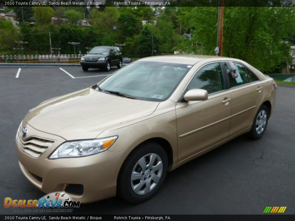 2010 Toyota Camry LE Sandy Beach Metallic / Bisque Photo #3
