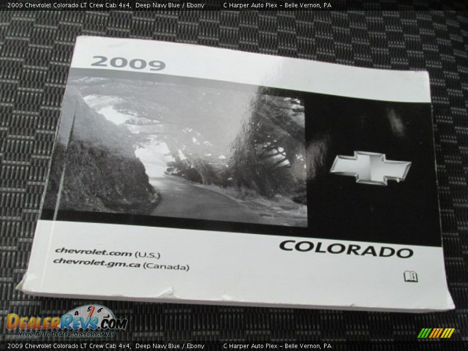 2009 Chevrolet Colorado LT Crew Cab 4x4 Deep Navy Blue / Ebony Photo #20