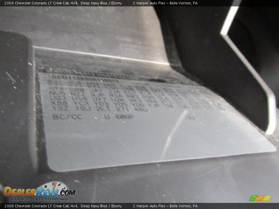 2009 Chevrolet Colorado LT Crew Cab 4x4 Deep Navy Blue / Ebony Photo #23