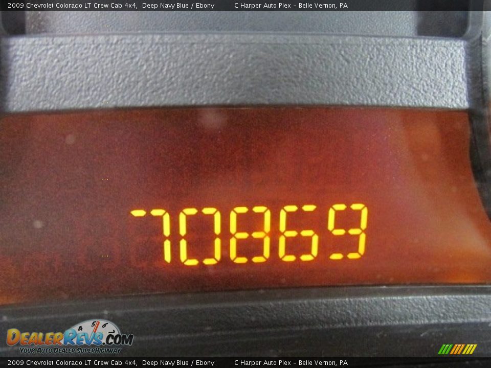 2009 Chevrolet Colorado LT Crew Cab 4x4 Deep Navy Blue / Ebony Photo #25