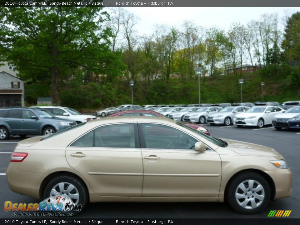 2010 Toyota Camry LE Sandy Beach Metallic / Bisque Photo #10