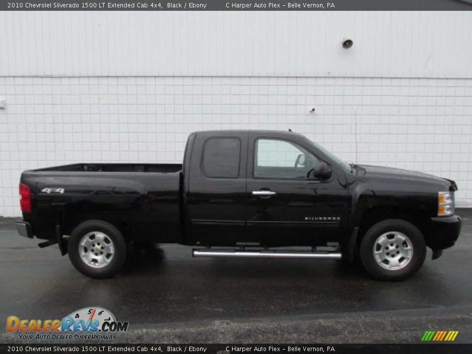 2010 Chevrolet Silverado 1500 LT Extended Cab 4x4 Black / Ebony Photo #2