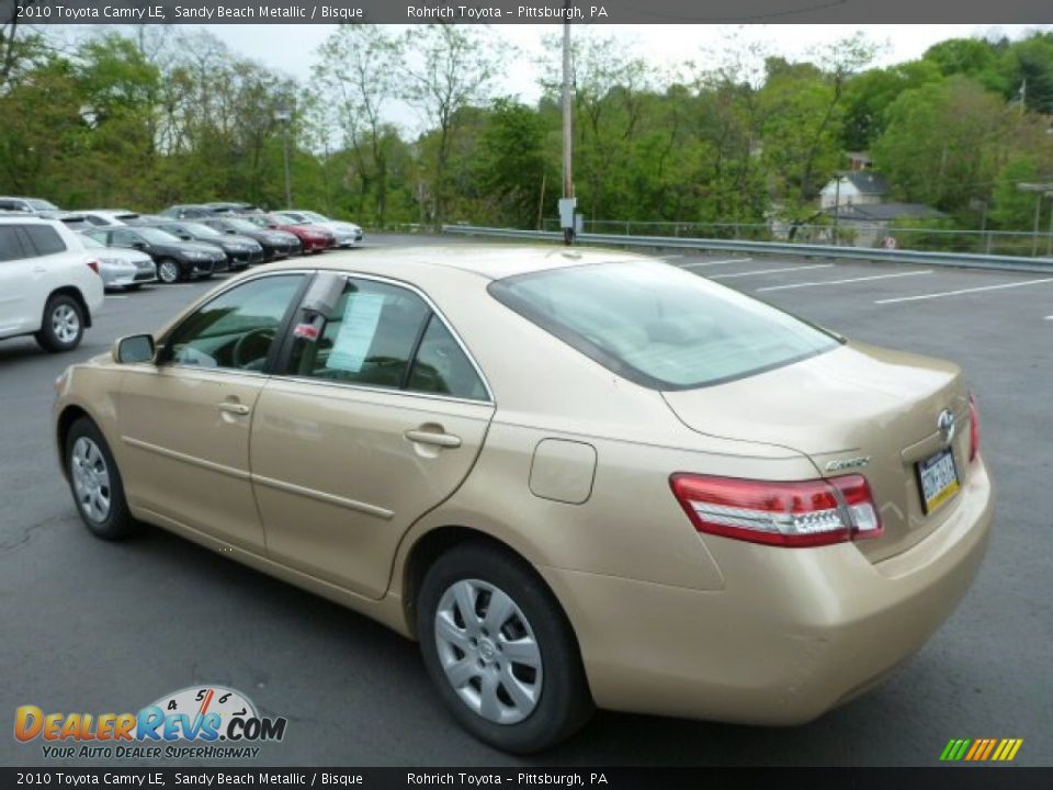2010 Toyota Camry LE Sandy Beach Metallic / Bisque Photo #13