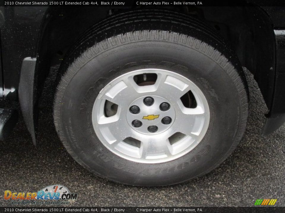 2010 Chevrolet Silverado 1500 LT Extended Cab 4x4 Black / Ebony Photo #4