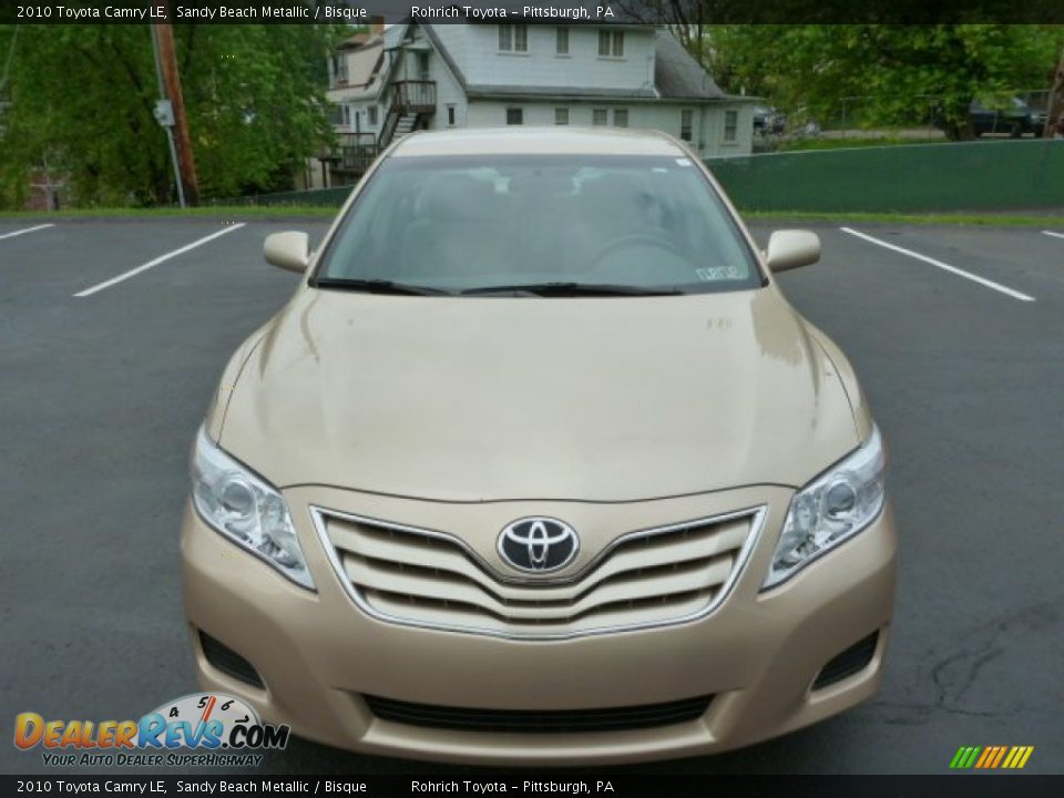 2010 Toyota Camry LE Sandy Beach Metallic / Bisque Photo #14