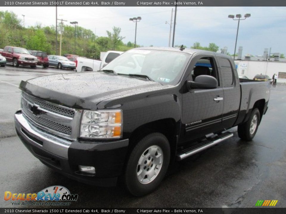 2010 Chevrolet Silverado 1500 LT Extended Cab 4x4 Black / Ebony Photo #6