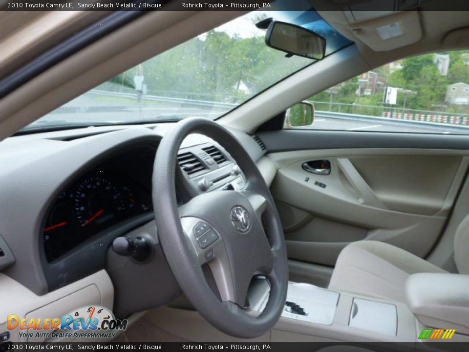2010 Toyota Camry LE Sandy Beach Metallic / Bisque Photo #17